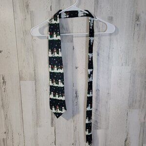 Hallmark Yule Tie Greetings Christmas Mens Necktie